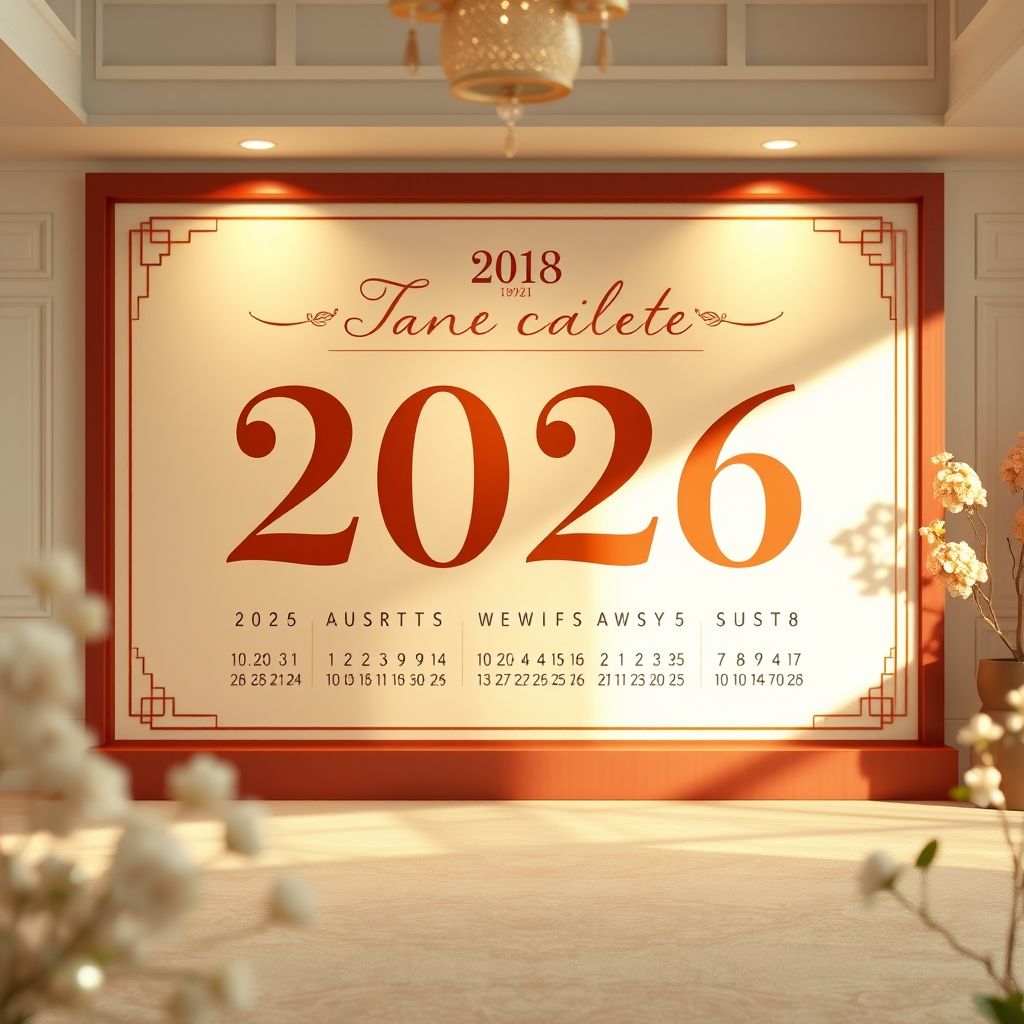 ปฏิทินฤกษ์แต่งงาน 2569 แจกฟรี! คู่มือสำหรับวันสำคัญของคุณ